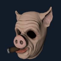 Cigar Hog Mask
